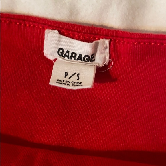 Red Garage tube top - Picture 2 of 2